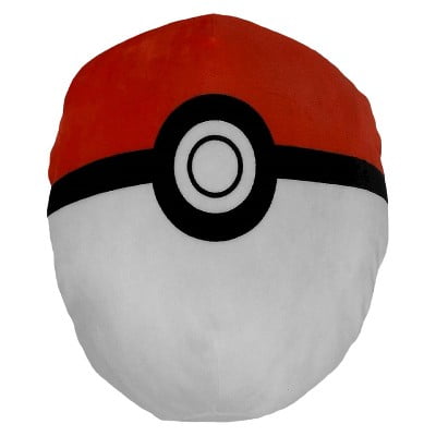 Pokemon Travel Cloud Red & Black Throw Pillow 