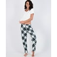 thumbnail image 4 of 3 Pack: Women’s Ultra-Soft Comfy Pajama Lounge Pants Elegant Sleepwear (Available In Fleece & Soft Knit) Plus Size, 4 of 5