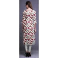 thumbnail image 3 of Bimba Robes Longues Droites pour Femmes Imprimées Manches 3/4 Vêtements Indiens, 3 of 6