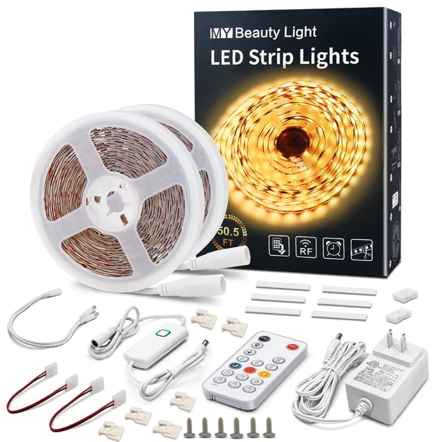Tira de luz LED con control remoto RF