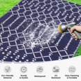 thumbnail image 2 of Alfombra exterior Smiry 152 x 244 cm, impermeable, reversible, azul marino, 2 of 7