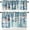 Ocean Animal -6, variant on Nautical Kitchen Curtain Tiers and Valance Curtain Sets Ocean Animal Landscape Decorative Cafe Curtains Set for Kitchen Living Room Bathroom 54x18 & 27x24x2, 3 Panel