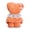 Orange, variant on Kyusrd Small Hand Towels for Bathroom,Cotton Soft Absorbent Decorative Hand Towel for Face Spa Bath Gym Kitchen,Orange,30x30cm