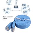 thumbnail image 4 of 2M Longueur Réticule Plat RJ45 CAT6 8P8C Câble de Réseau Ethernet Patch Câble Lan Portable Durable Maison Parvicostellae, 4 of 9
