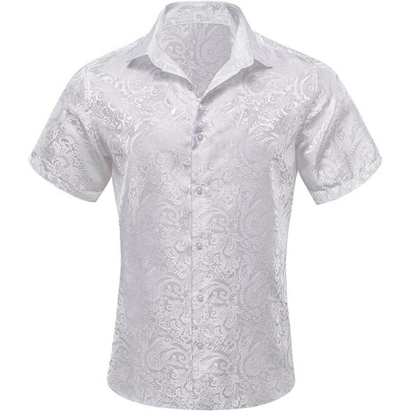 T Shirt Mens Mens Big Tall Print Shirt Short Romper Shirts Men Fashion Men's Shirts Sleeve Shirt Casual Button down Man Romper Plain Shirts Men Mens Shirts Short Sleeve Tropical Button Down