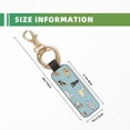 thumbnail image 3 of Wukai Dog Pets Print Leather Car Keychain, Universal Key Fob Keychain, Leather Key Chain Holder for Men and Women,360 Degree Rotatable, 3 of 5