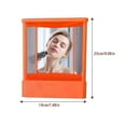 thumbnail image 2 of Slim True Mirror Non Reversing Mirror for Makeup Vanity & Beauty, 2 of 6