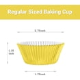 thumbnail image 2 of Capacillos para muffins o cupcakes BinDamon de papel dorado, tamaño estándar, 200 unidades, 2 of 6