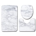 thumbnail image 1 of Coofit 3PCS Bath Mat Set Includes Floor Rug Toilet Rug Toilet Lid Cover for Bathroom, 1 of 6