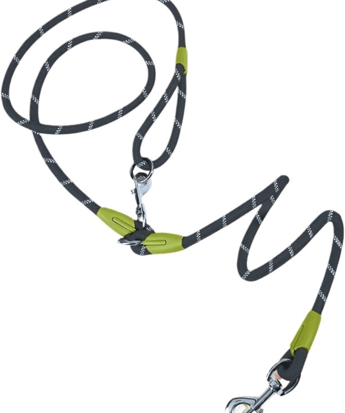 Hands-Free Dog Leash Crossbody – Heavy-Duty Reflective Pet Running Leash for Hiking, Training & Outdoor Activities – Secure Adjustable Waist Belt for Hands-Free Walking（black）