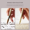 thumbnail image 6 of Beginner Regular Script Writing Brush Metal Chinese Painting Brush Set with with Inks Converter and 4 Inks Cartridges, 6 of 8