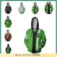 thumbnail image 2 of Sudadera con capucha del juego Ben10 Alien Force, disfraz de Ben Tennyson, chaqueta informal con cremallera y estampado 3D, sudadera, ropa de calle, abrigo, tops, 2 of 5