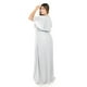 thumbnail image 3 of Vestido largo con abertura Roman Fashion / Tallas Extras, 2010 (Gris) gris 38, 3 of 6