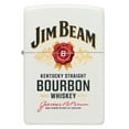 thumbnail image 2 of Zippo Jim Beam Label Logo White Matte Pocket Lighter, 2 of 6