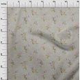 thumbnail image 2 of oneOone Cotton Poplin Twill Dusty Gray Fabric Leaves & Floral Artistic Sewing Fabric By The Yard Printed Diy Clothing Sewing Supplies 56 Inch Wide, 2 of 4