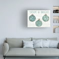 thumbnail image 2 of Trademark Fine Art 'Coastal Holiday Ornament VIII Sandy and Bright' Canvas Art by Kathleen Parr McKenna, 2 of 4