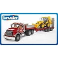 thumbnail image 5 of Bruder Toys 02813 Mack Granite Flatbed Truck Play Vehicle, ABS Gray, 7.43 lbs, 5 of 7