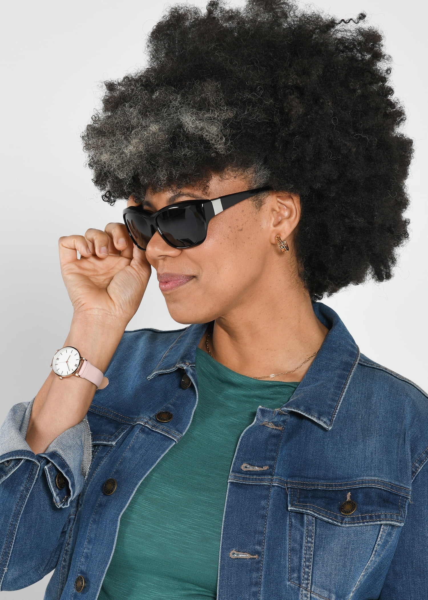 Solar Shield Dioptics Cat Eye Fashion Sunglasses