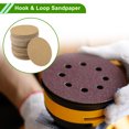 thumbnail image 2 of Unique Bargains Universal 5" 60 Grit Sanding Discs Hook Loop Sanding Sheets Aluminum Oxide 100Pcs, 2 of 6