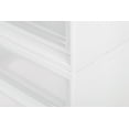 thumbnail image 4 of IRIS 22 Qt Plastic Clear Stackable Shallow Storage Drawers Chest Box, 4 of 9