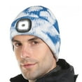 thumbnail image 3 of Unisex Beanie with Light, USB Rechargeable LED Headlamp Beanie, Warm Knitted Hat for Men Women, 3 of 9