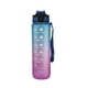 thumbnail image 1 of Botella de Agua Motivacional, 945 Ml (32 Oz), Diseño Hermético Sin Bpa, Boca Ancha para Un Flujo Rápido de Agua, Tapa Abatible con Una Sola Mano, Frases Inspiradoras, Rastreador de Objetivos, 1 of 7