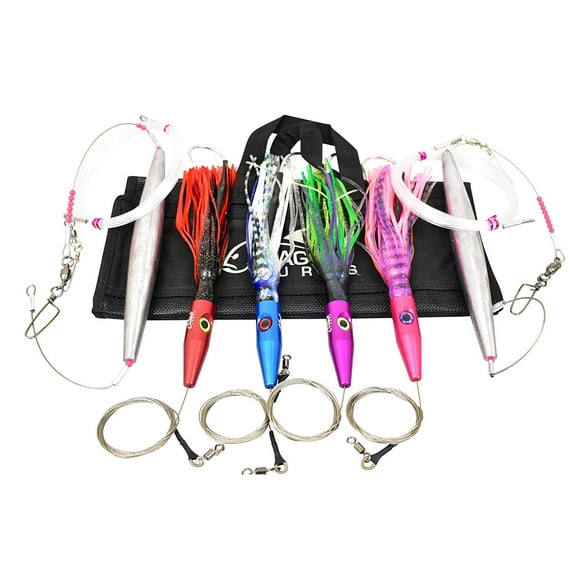 High Speed Wahoo Lures Tournament Plomerito Set…