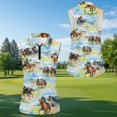 thumbnail image 5 of Jeiento 250th Anniversary Couple Matching Outfit Eagle Mens Golf Shirts Short Sleeve Dry Fit Collared Tops and Womens Zipper Shirt Sleeveless Racerback Workout Tops, Women's XS, 5 of 7