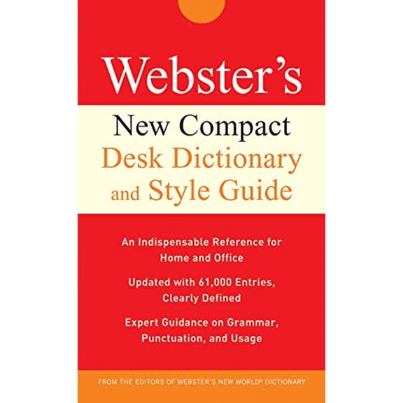 Pre-Owned Webster's New Compact Desk Dictionary and Style Guide (Custom) Paperback