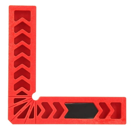 

L Type 90 Degree Right Angle Clamp Ruler Woodworking Tool Auxiliary Locator(6in)