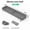 Gray, variant on 15-Inch Magnetic Stove Shelf, Kitchen Organizer Spice Rack for Countertop Storage, 1-Pack