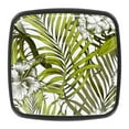 thumbnail image 1 of 4 Pcs Square Cabinet Handle Cupboard Knob Drawer Pulls Handle Tropical Flowers Drawer Knobs with Screws Furniture Decoration, 1 of 5