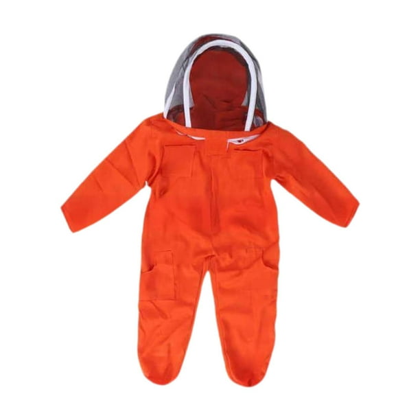 Traje de apicultor para niños, traje de apicultura con puños elásticos, traje de apicultor para niños L