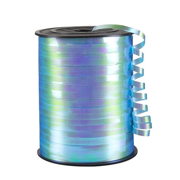 KMER LIFE Cinta rizadora degradada azul claro de 1/5 pulgadas de ancho x 500 yardas, cintas rizadoras de Navidad para envolver regalos, decoración de fiestas, globos, manualidades, cintas de globos pa