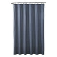thumbnail image 2 of Mainstays Blue Chambray Fabric Shower Curtain, 72" x 72", 2 of 6