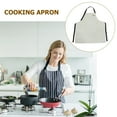 thumbnail image 4 of AURARMLET Grey PVC Household Apron for Chefs, Kitchen Cooking and Cleaning Protective Wear, 4 of 8