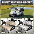 thumbnail image 4 of HUIACONG Paw Prints Design Golf Cart Seat Covers 2 Pack, 2-Person Universal Fit Easy Installation Breathable Golf Cart Seat Protector for EZGO, 4 of 7