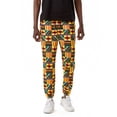 thumbnail image 1 of Puntoco Pantalones holgados con bolsillos y cordón de gran tamaño con estampado para hombre, 1 of 7