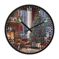 thumbnail image 2 of Voice Activated Clock with Glow Light 12 Inch Large Silent Wall Clock Battery Operated for Home Decor Christmas Decorations in The Room, 2 of 8