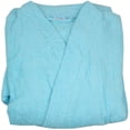 thumbnail image 2 of Women's Cotton Terry Cloth Long Sleeve Bathrobe - Soft Short Length Robe, 2 of 3