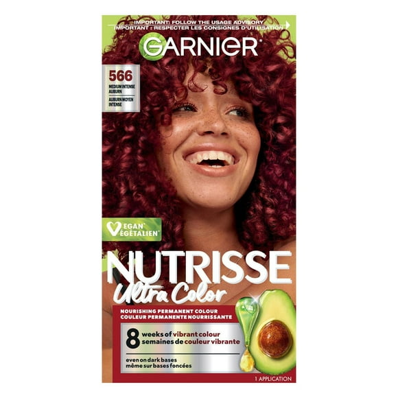 Garnier Nutrisse Ultra Color, Permanent Hair Dye, Vibrant Long-Lasting Colour, 1 unit