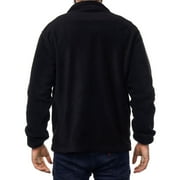 Alpine Swiss Trent Mens Full Zip Up Fleece Jacket Soft Casual Warm Zipper Coat