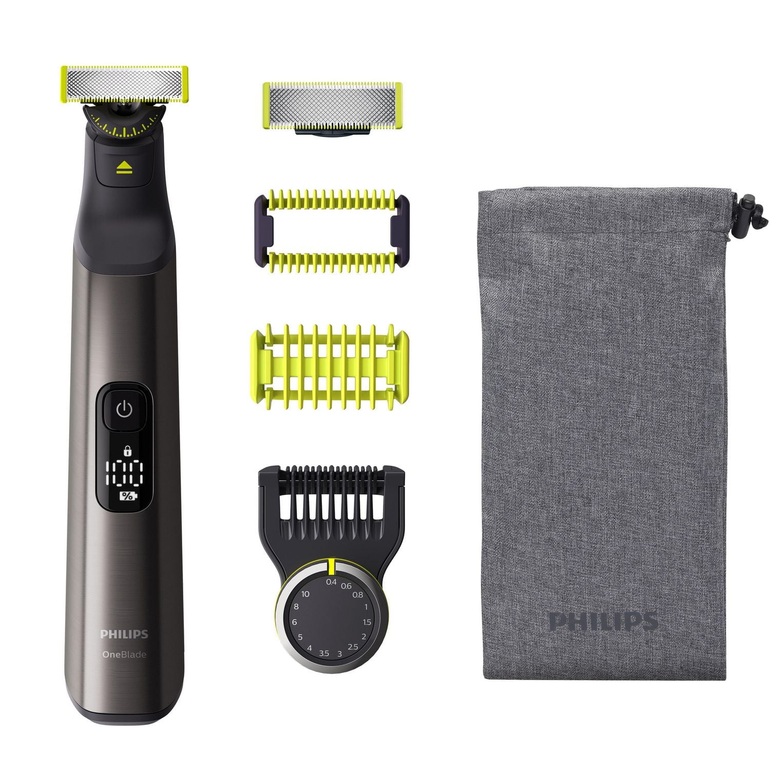 Philips OneBlade Pro 360 Face & Body, Li-Ion, 14-length settings, QP6551/15, ONEBLADE PRO