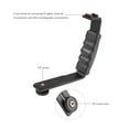 thumbnail image 3 of Graflsoa Universal L-Shaped Handheld Mount for DJI OSMO Mobile 2 & Zhiyun Smooth 4 Stabilizers with Dual Hot Shoe & Adjustable Rail Design, 3 of 6