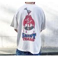 thumbnail image 2 of SAINT Verano de alta calidad estampado cuello redondo jersey manga corta calle alta vintage casual camiseta suelta ropa de calle de gran tamaño, 2 of 6