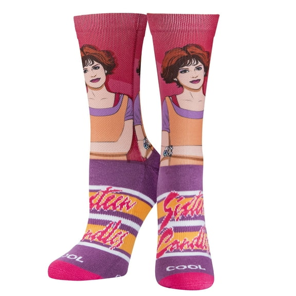 Cool Socks, Sixteen Candles, Womens Crew Length, Funny Graphic Print- Large