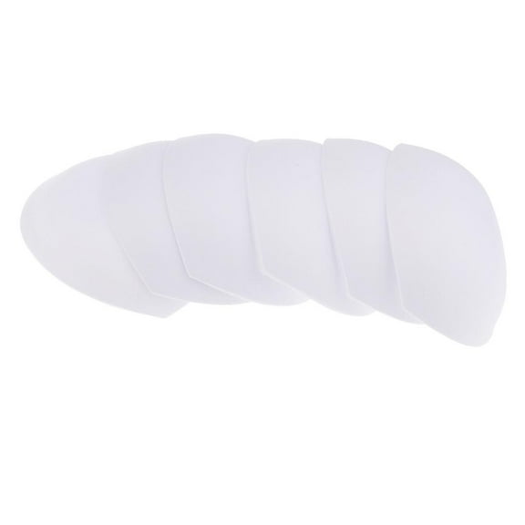 3 Pairs Sponge Soft Bra Cups Inserts Bra Pads for Sports Swimsuit Push Up - White, as described