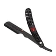 thumbnail image 2 of Straight Razor Holder, Mellow Stainless Steel Safe Hollow Handle Barber Razor Support For Hair Salon ANGGREK  BD1413, 2 of 8