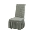 thumbnail image 3 of Msgweeeg Chair Covers for Dining Chairs Kitchen Chair Covers Four Season All Inclusive Elastic Fabric Dining Chair Cover Dining Room and Study Dirty Proof Chair Cover, 3 of 7