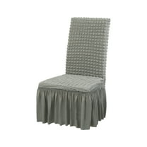 Jubipavy Bubble Group Chair Cover Four Season All Inclusive Elastic Fabric Dining Chair Cover Dining Room And Study Dirty Proof Chair Cover
